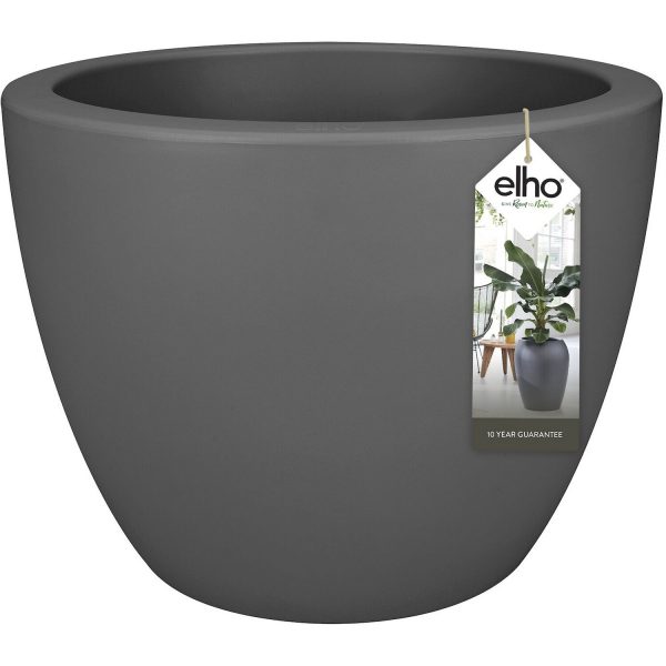 Elho Blumentopf Pure Soft mit Rollen Ø 59 cm Anthrazit